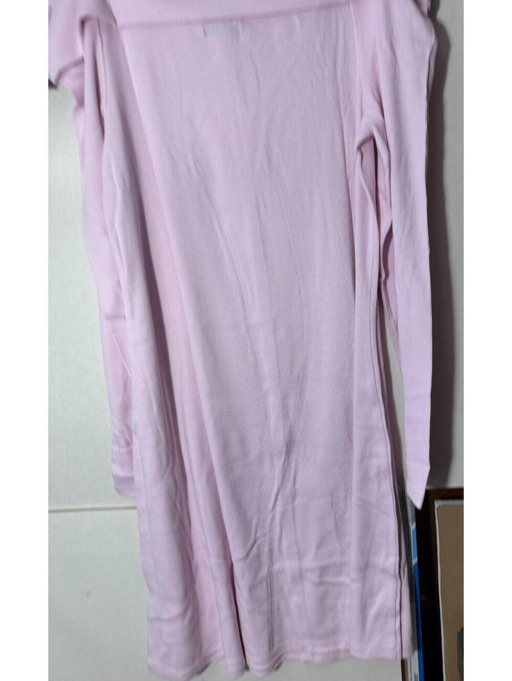Wild Fable Off the Shoulder Long Sleeve Bodycon Sweater Dress Pink, XXL - Picture 2 of 4